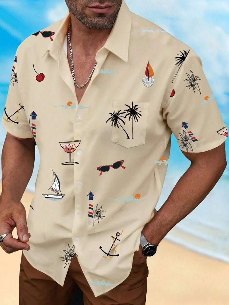 Hawaiian Print Shirt