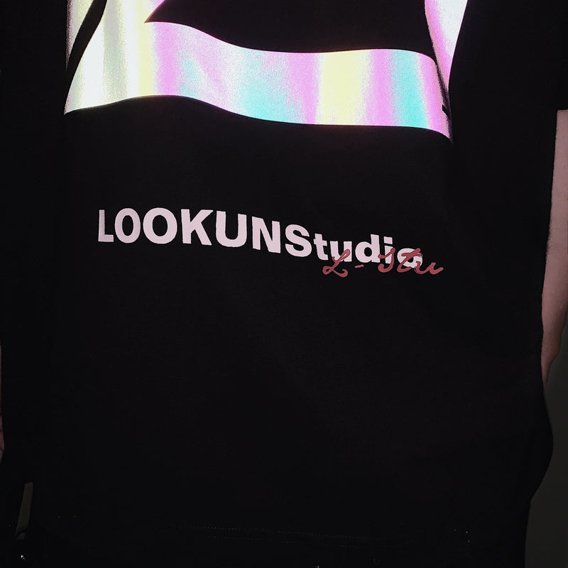 Laser colorful T-shirt