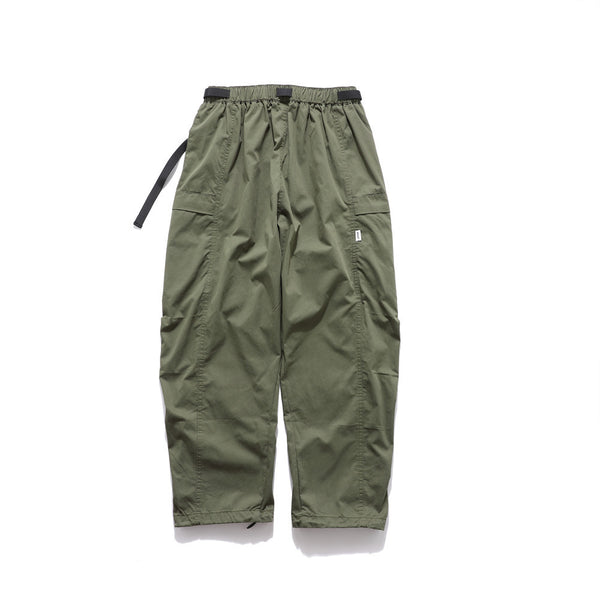 Loose Belted Overalls