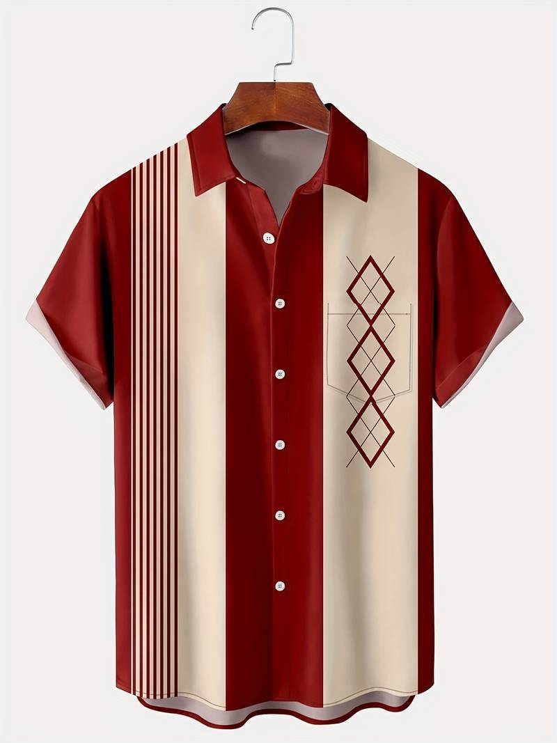 Contrast Color Shirt