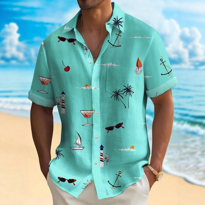 Hawaiian Print Shirt