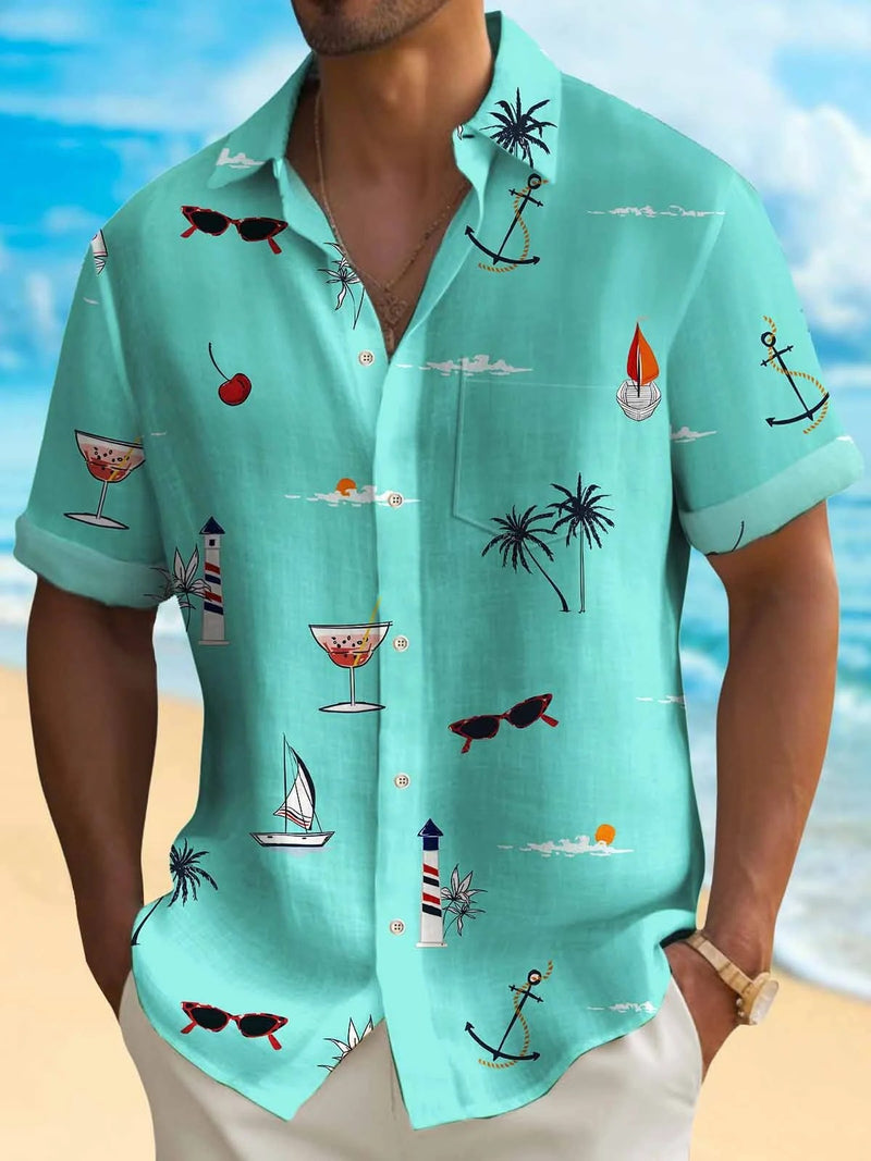 Hawaiian Print Shirt