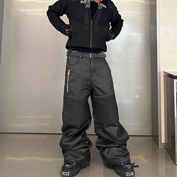 Black Wax Knee Pads