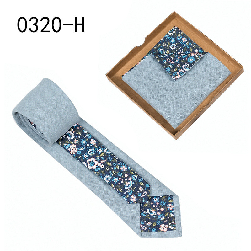 Floral Cotton Tie