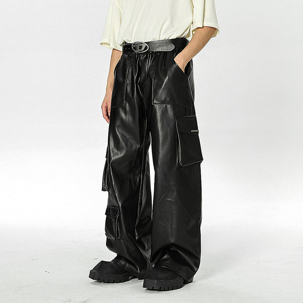 Casual PU Pants