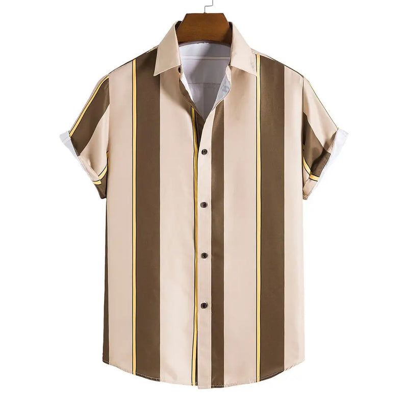 Chemise à rayures pour homme