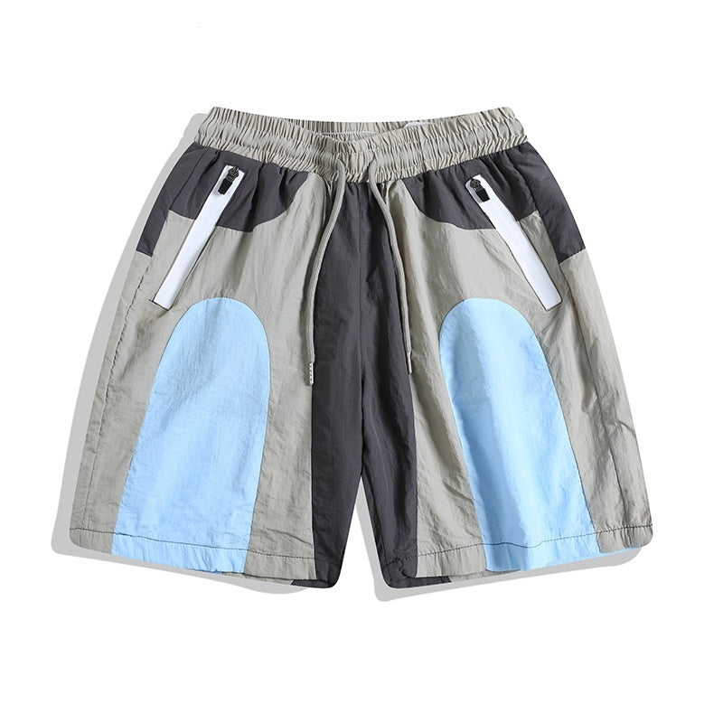 Patchwork Sport Shorts
