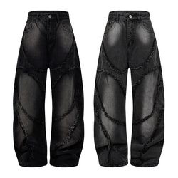 Old Wash Loose Jeans