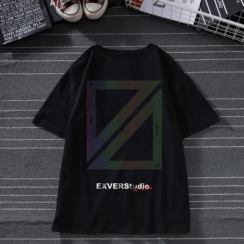 Laser colorful T-shirt