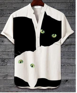 Printed V-Neck