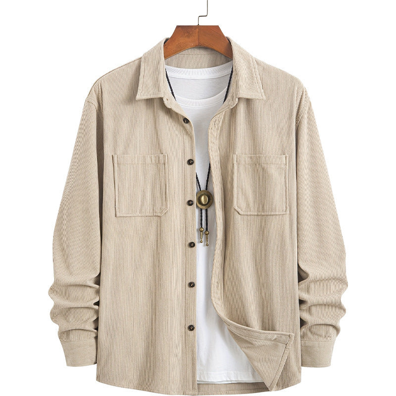 Corduroy Shirt Coat
