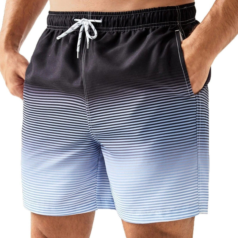 3D Striped Shorts