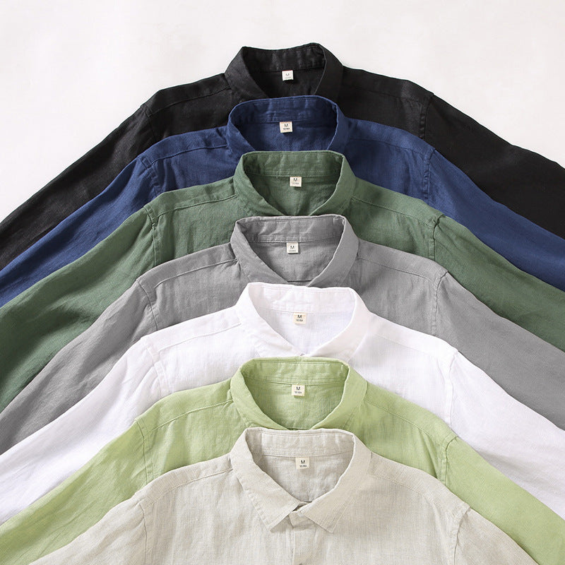 Linen Sleeve Shirt