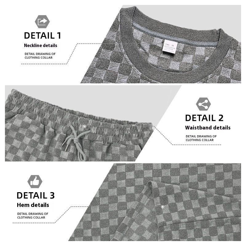Plaid Sports Shorts