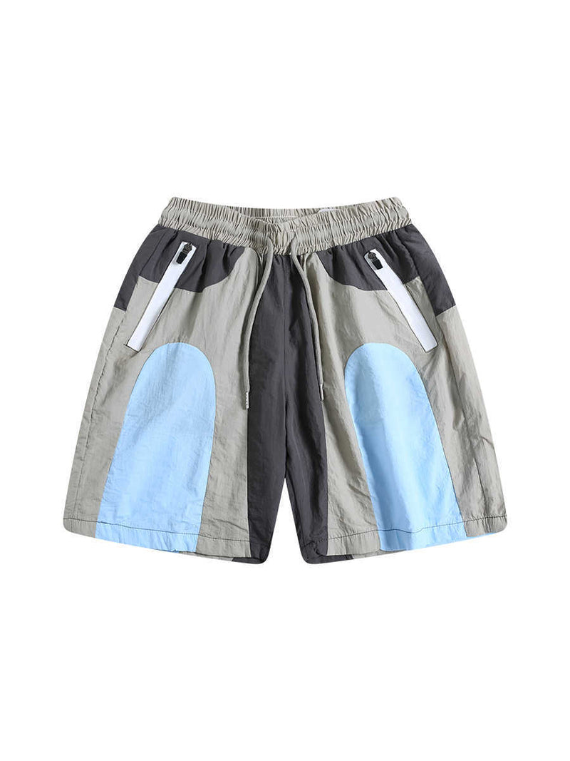 Patchwork Sport Shorts