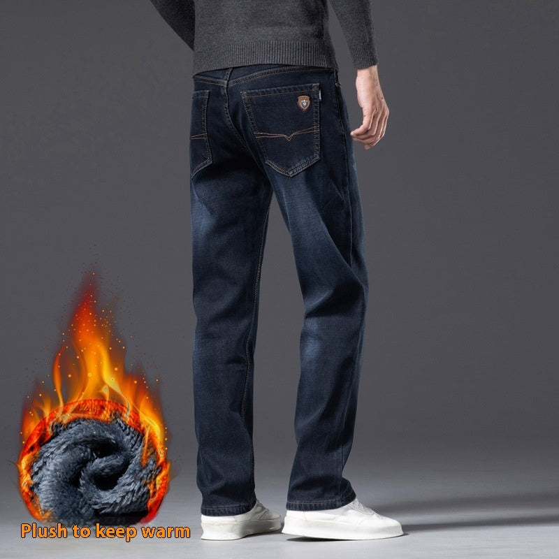 Fleece Plus Size Jeans