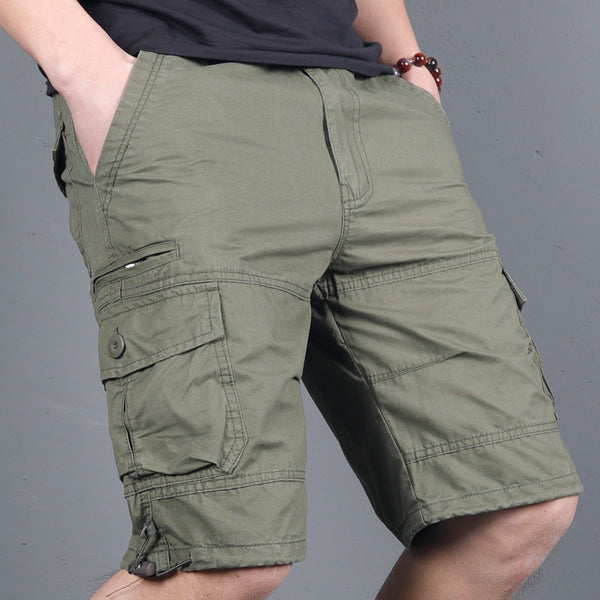 Plus size cargo shorts