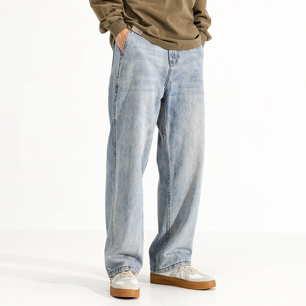 Washed Distressed Jeans
