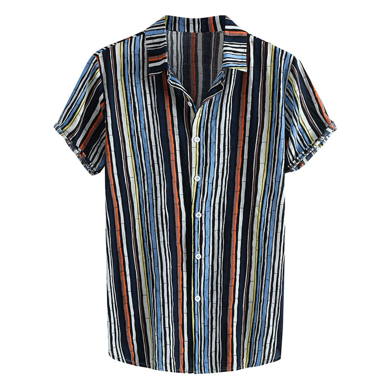Men's fake printed shirt
