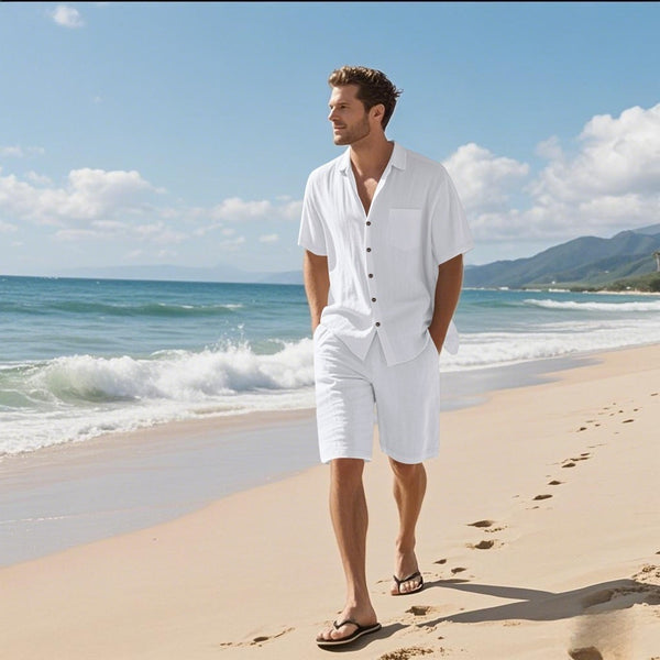 Linen Beach Suit