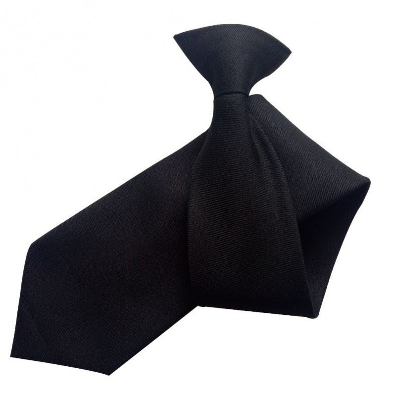 Black Buttons Tie