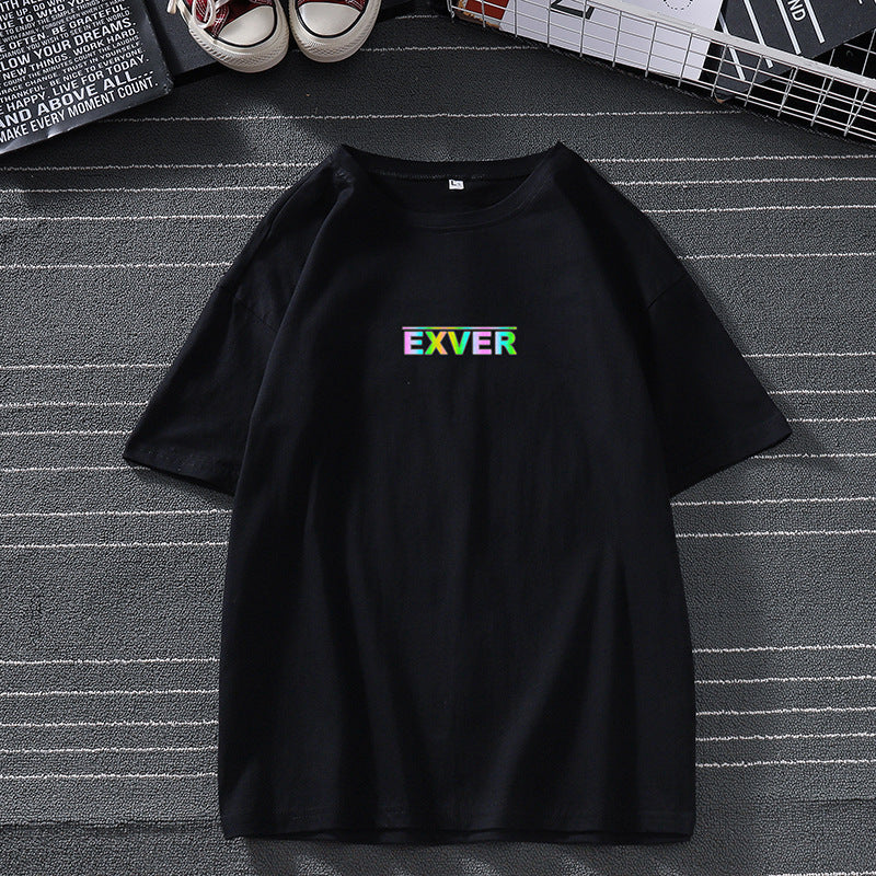 Laser colorful T-shirt