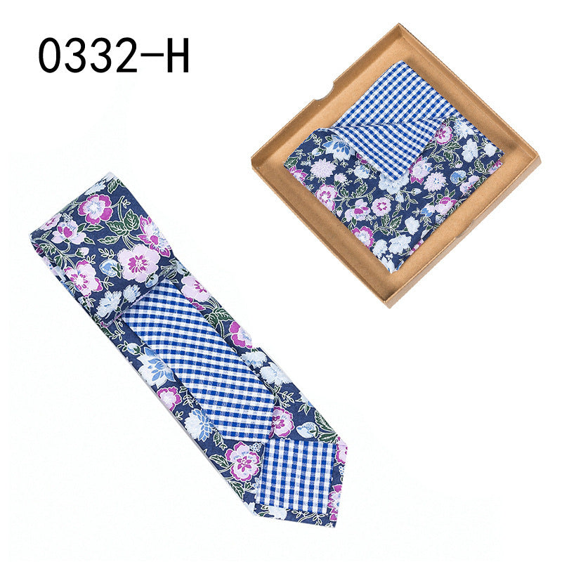 Floral Cotton Tie