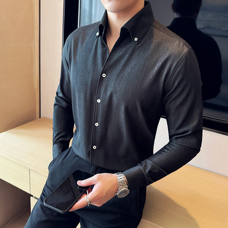 Men's Long-sleeved Denim