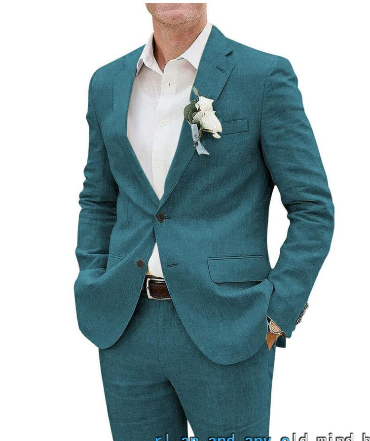 Casual Linen Suit