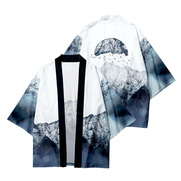 Printed Haori Top