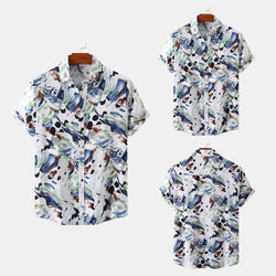 Floral Lapel Shirt