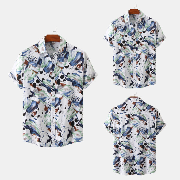 Floral Lapel Shirt