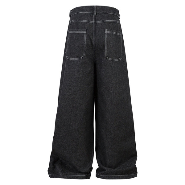 Pleated Work Denim