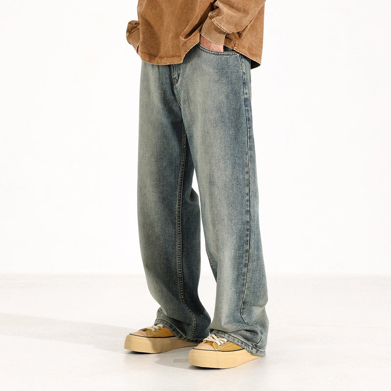 Loose Wide-Leg Jeans