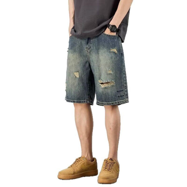 Loose Denim Shorts