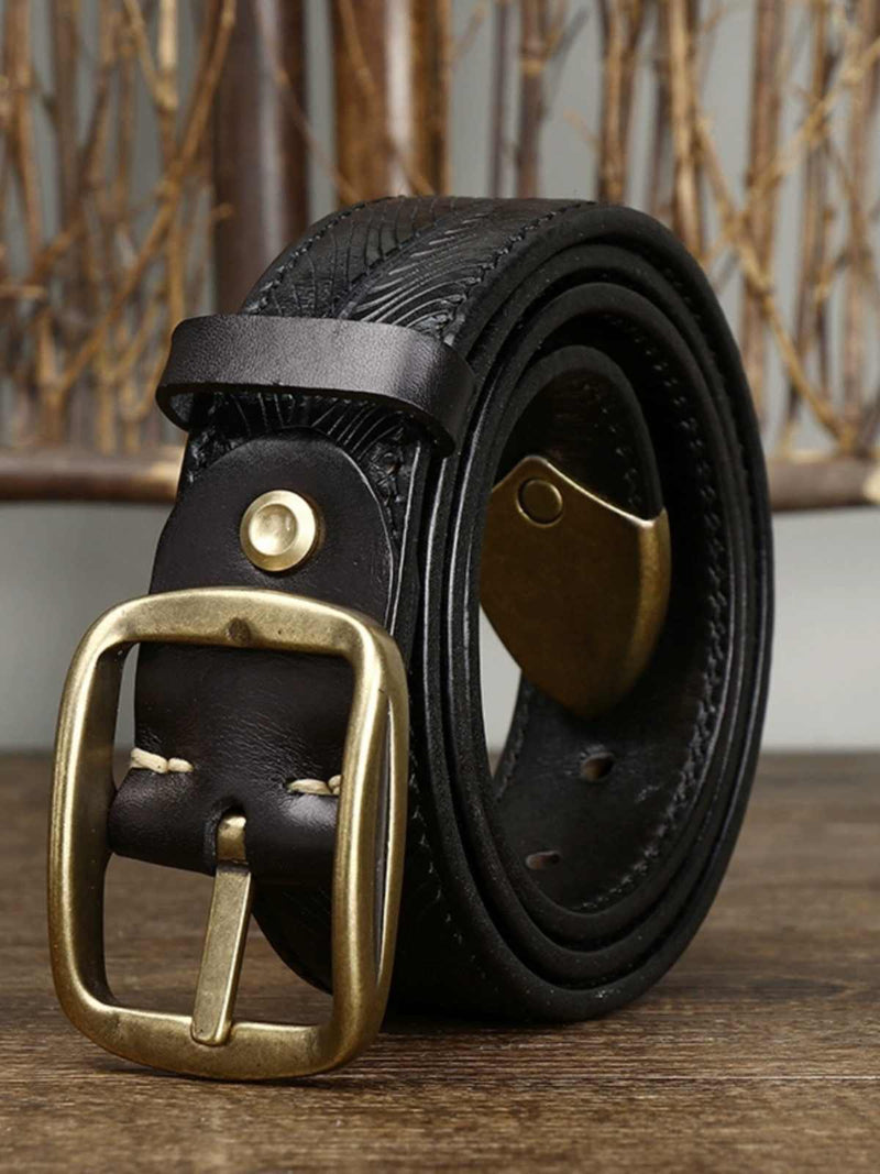 Thick Leather Belt
