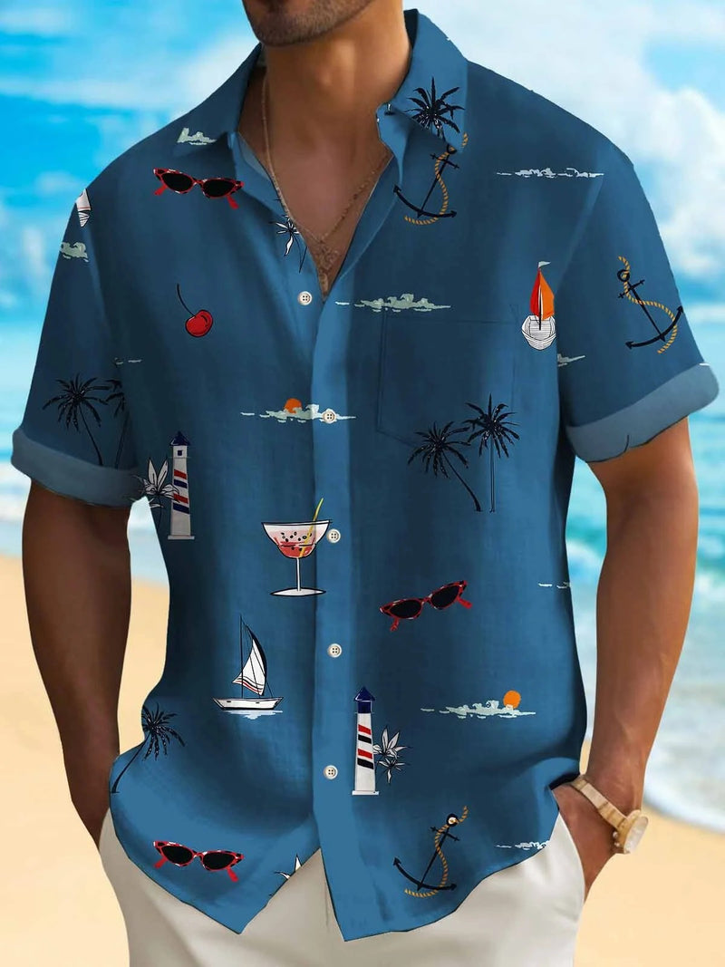 Hawaiian Print Shirt
