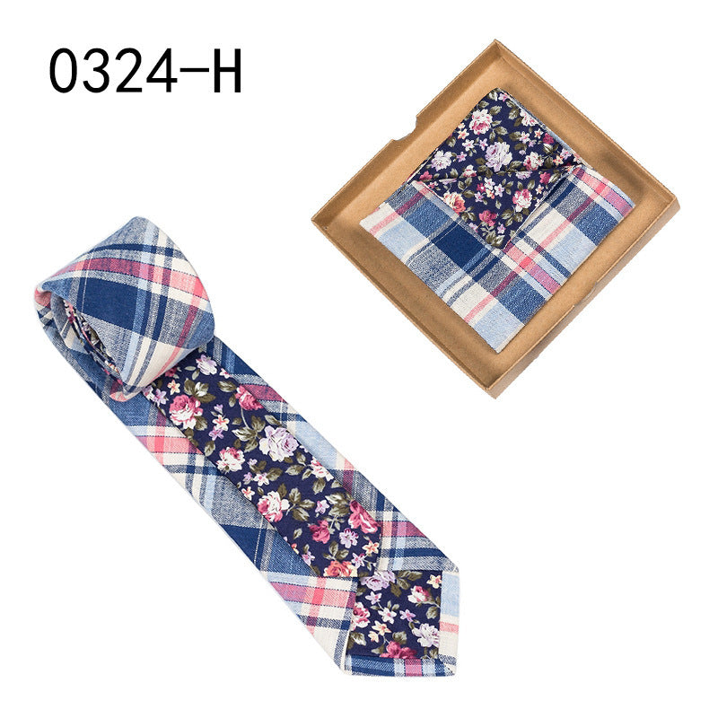 Floral Cotton Tie