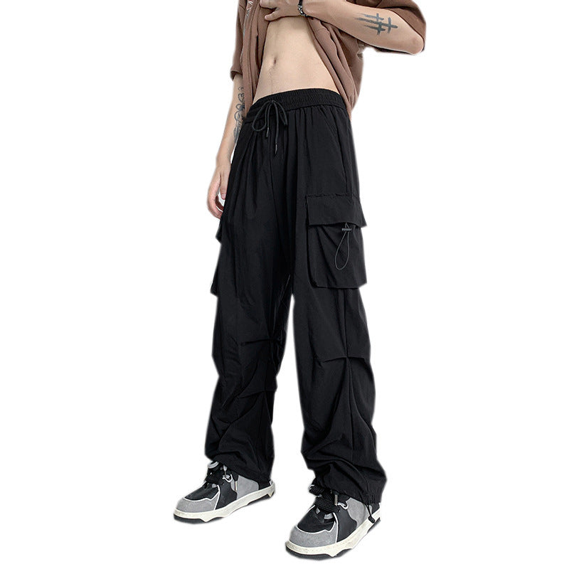 Draped Slim Pants