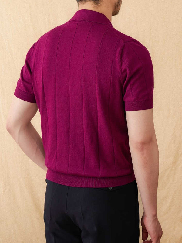 Striped Cotton Polo