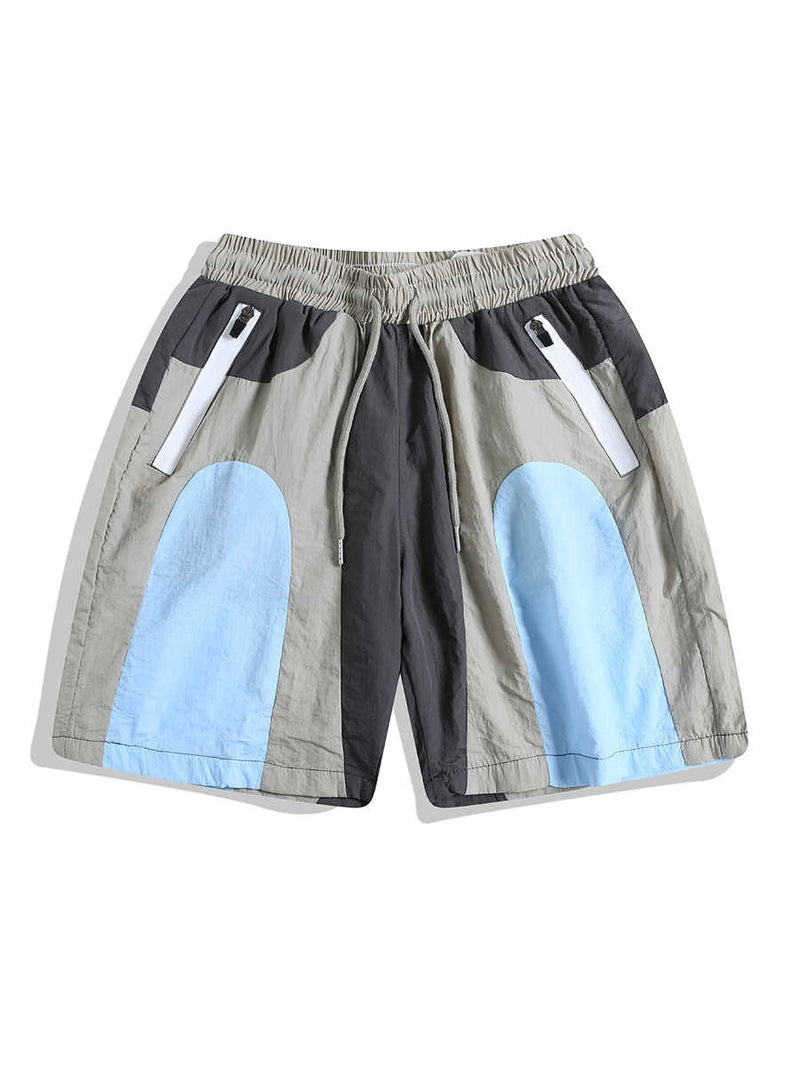 Patchwork Sport Shorts