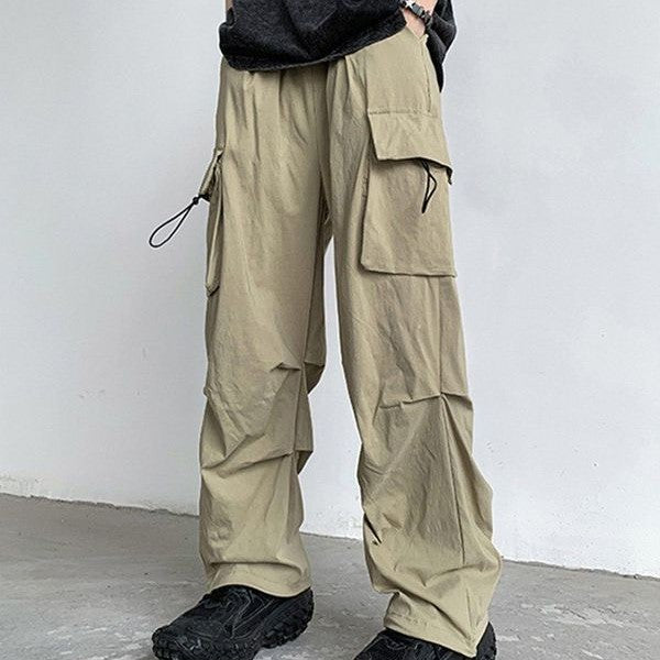 Draped Slim Pants
