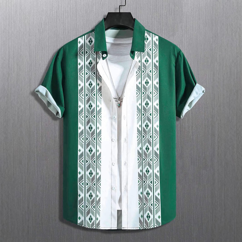 Contrast Color Shirt