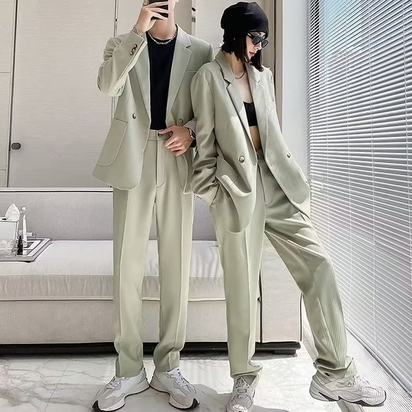 Casual Draping Suit