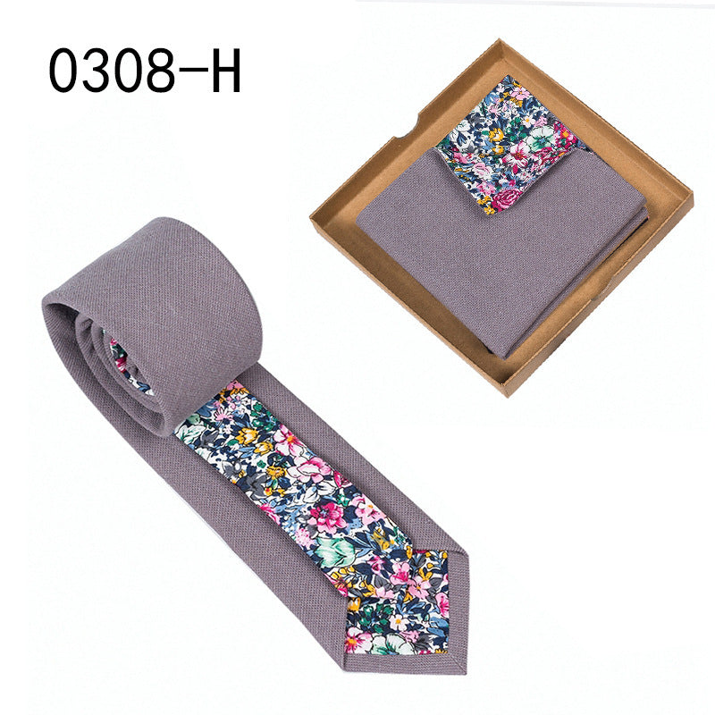 Floral Cotton Tie