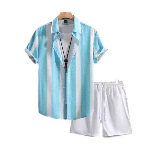 Lapel Shirt Set