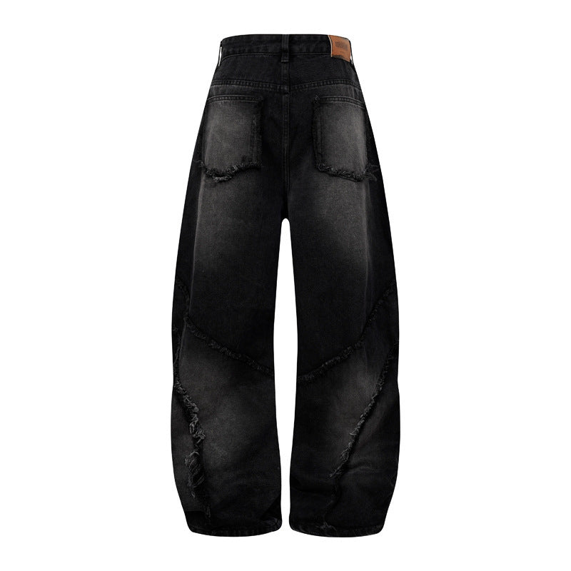 Old Wash Loose Jeans