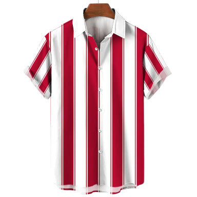 Chemise à rayures pour homme