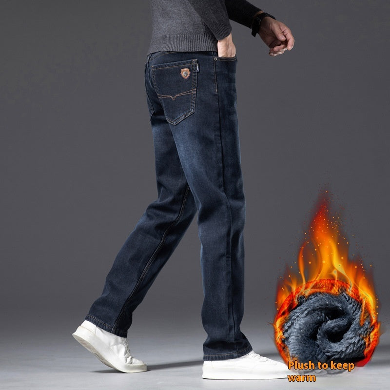 Fleece Plus Size Jeans