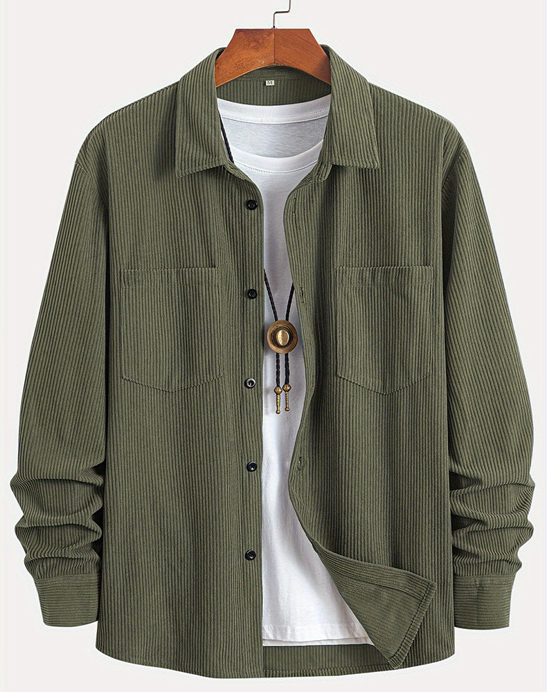 Corduroy Shirt Coat